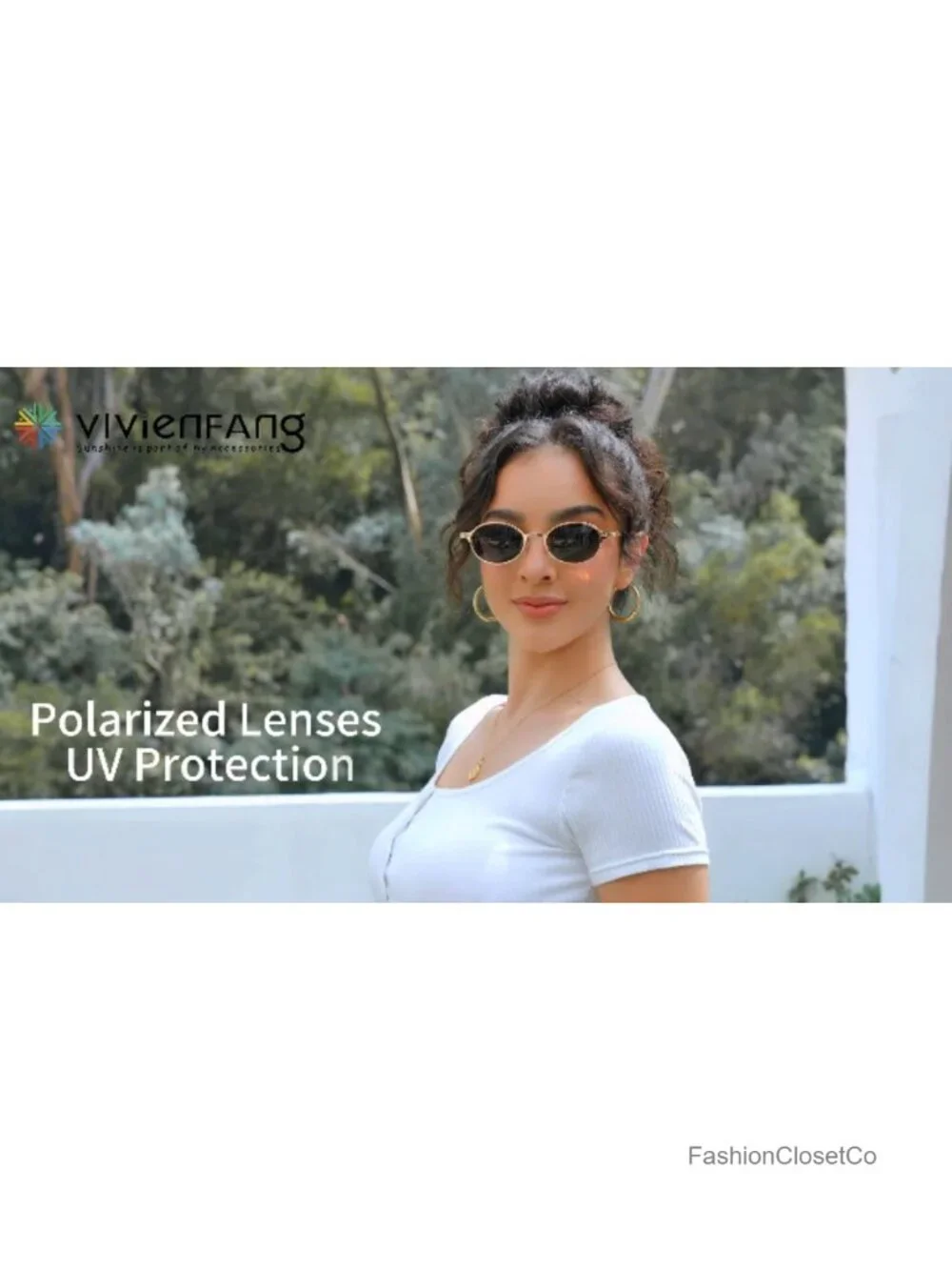 Polarized Retro Oval Sunglasses UV400 Protection Spring Hinges Lightweight